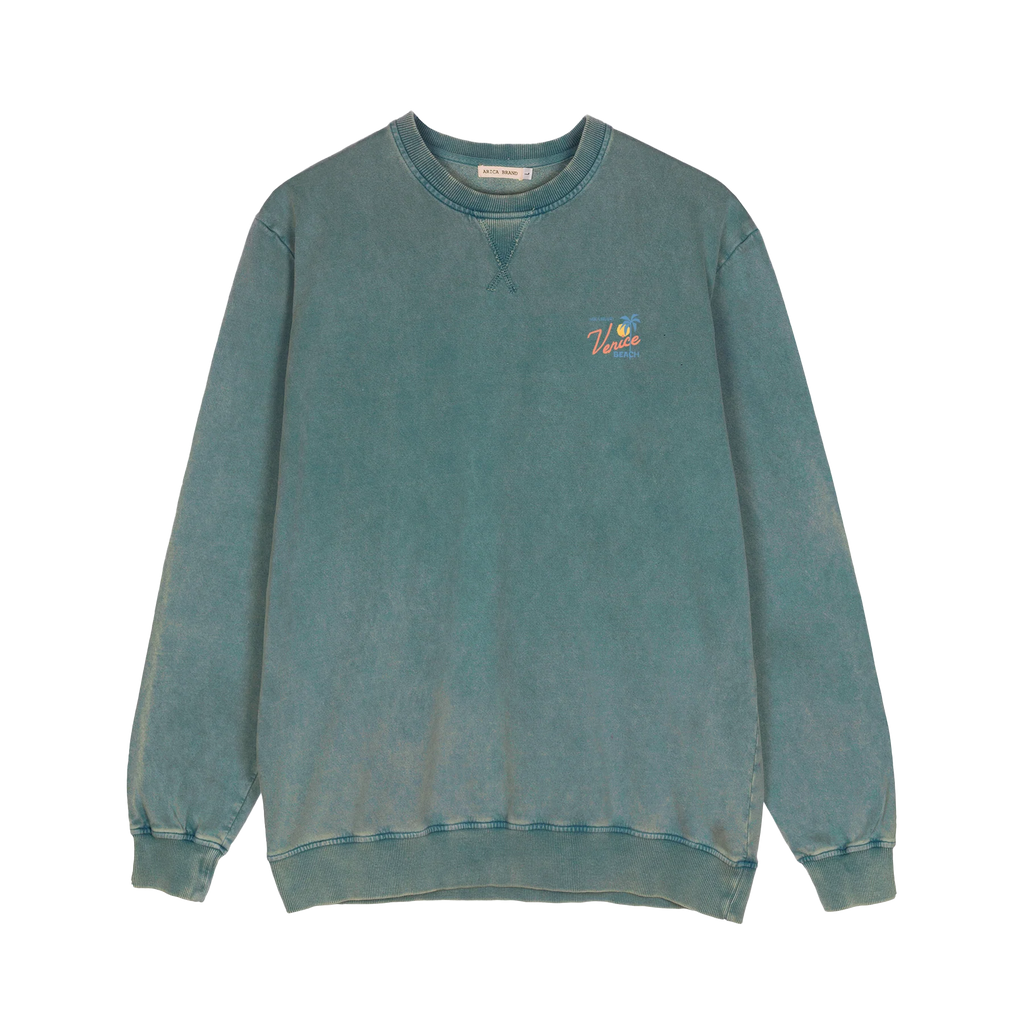 Sudadera Arica Venice Verde Desgastado