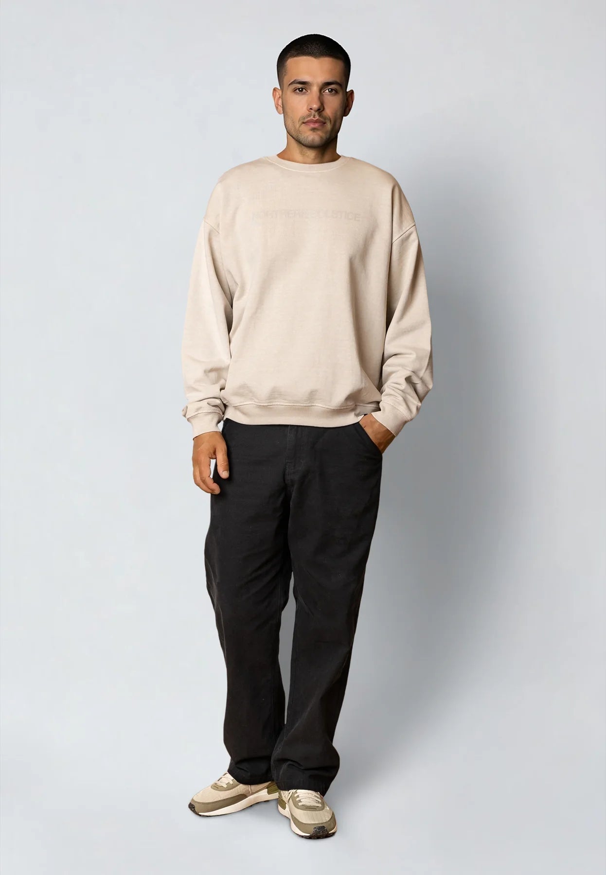 Sudadera Fat Moose Solstice Arena claro