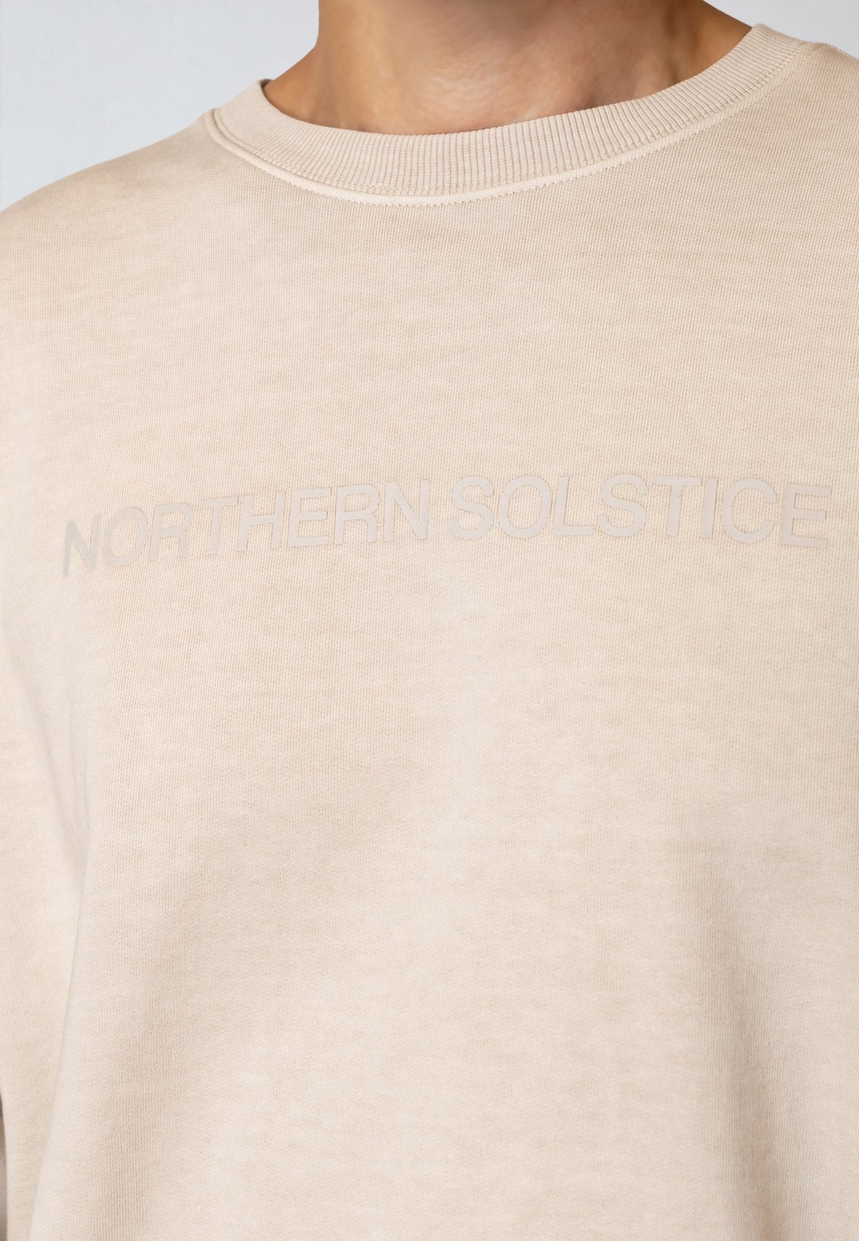 Sudadera Fat Moose Solstice Arena claro