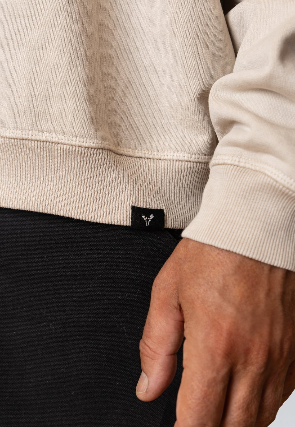 Sudadera Fat Moose Solstice Arena claro