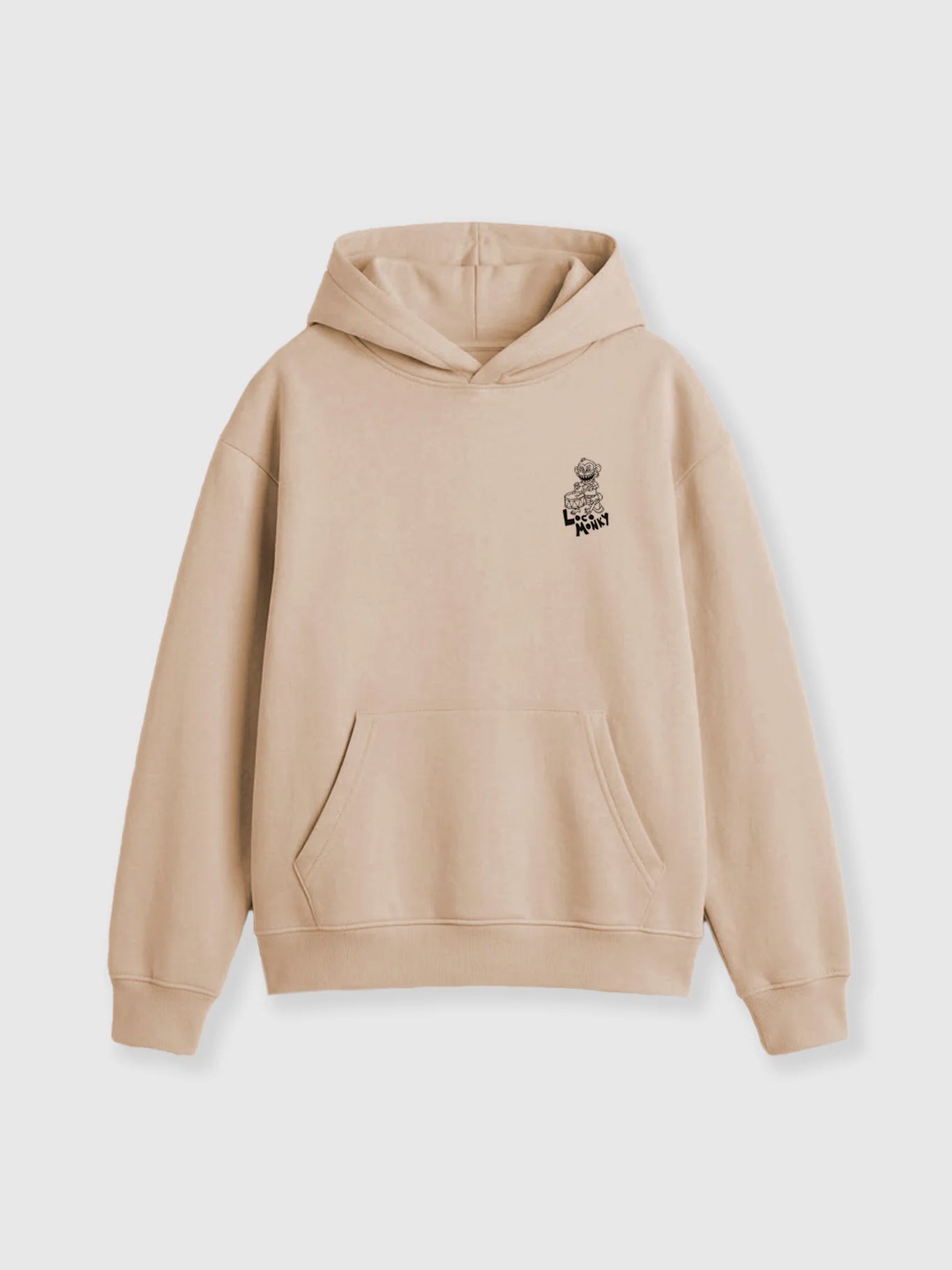 Sudadera Unisex Nonsense de Loco Monky Sand