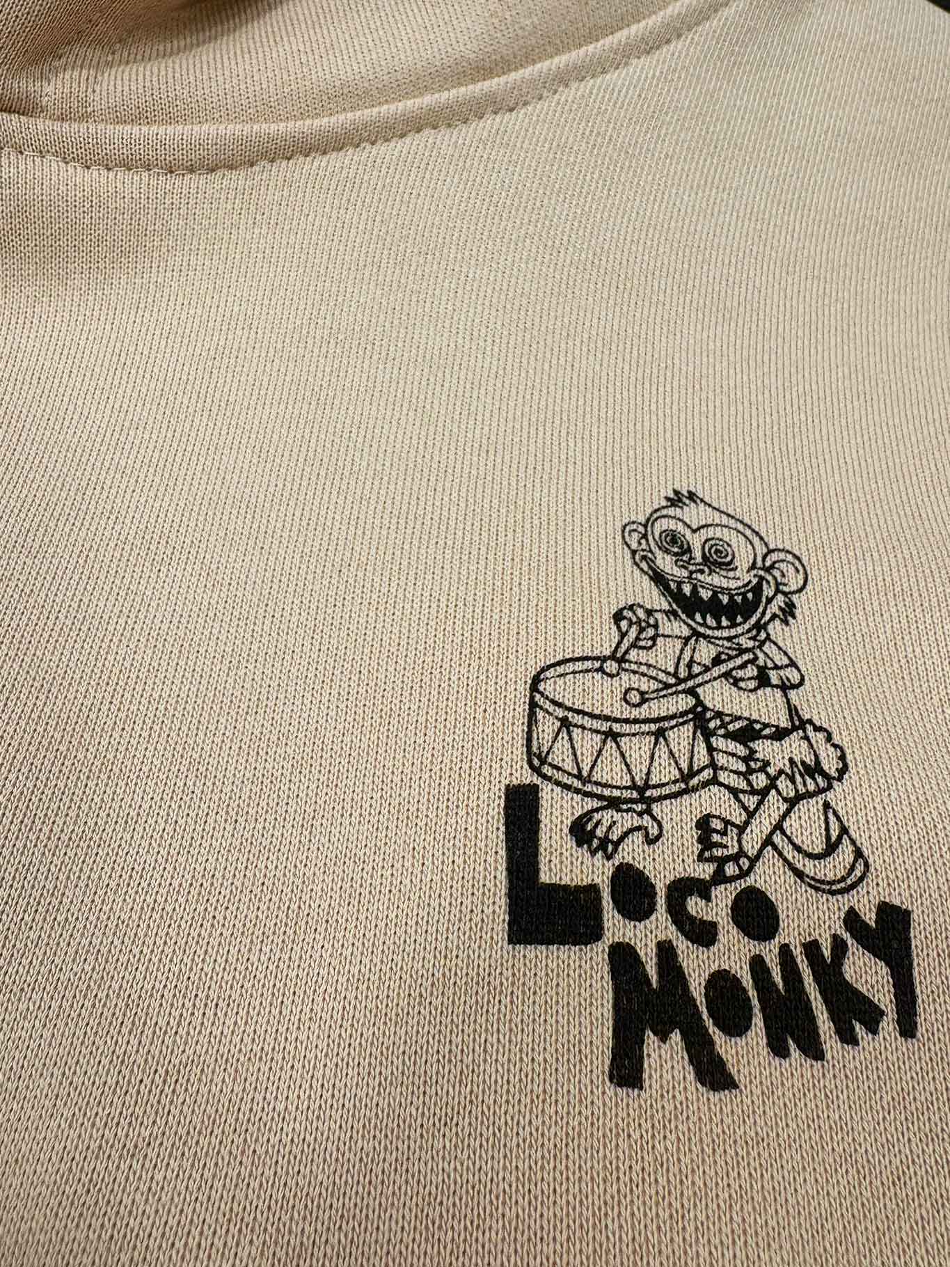 Sudadera Unisex Nonsense de Loco Monky Sand
