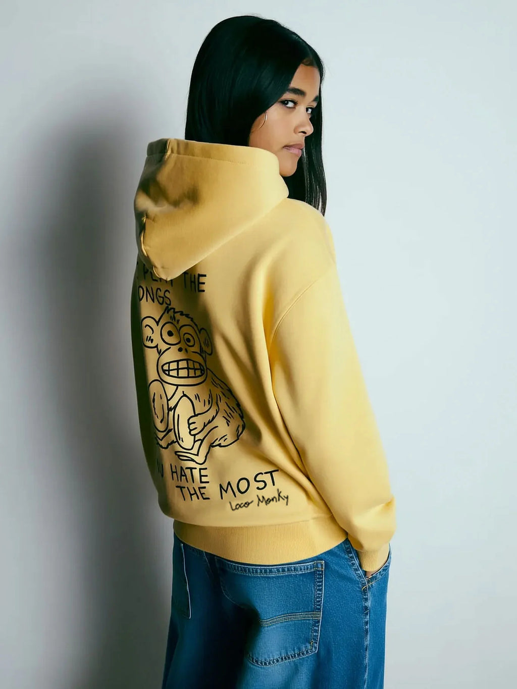 Sudadera Unisex Songs de Loco Monky Soft Yellow