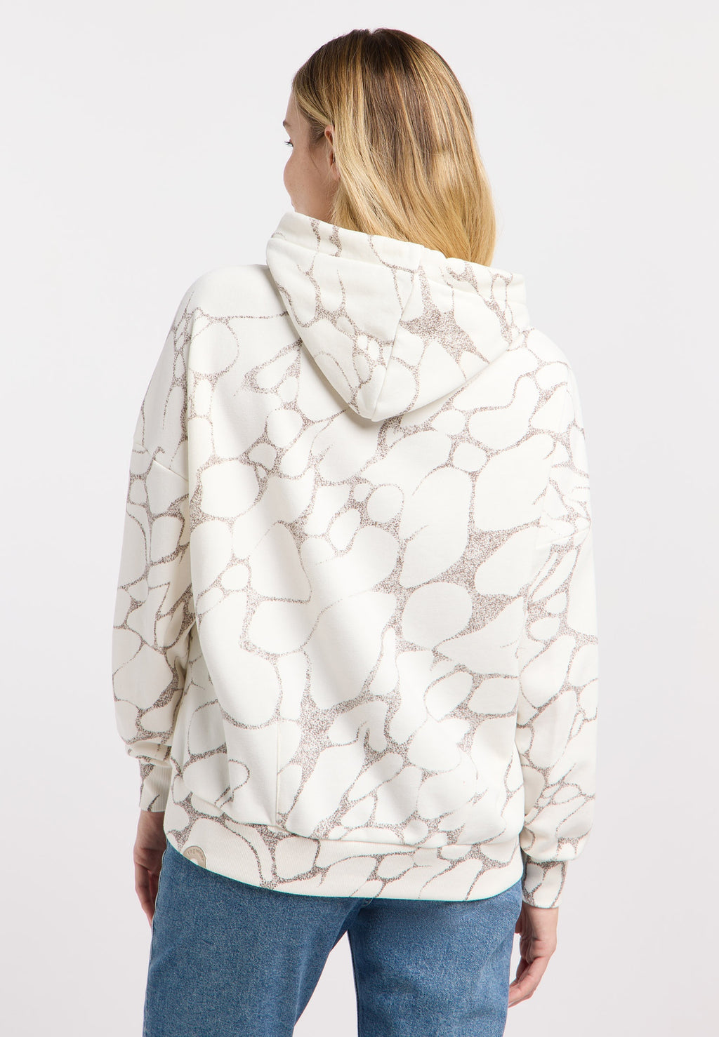 Sudadera Ragwear Pirita print Ivory