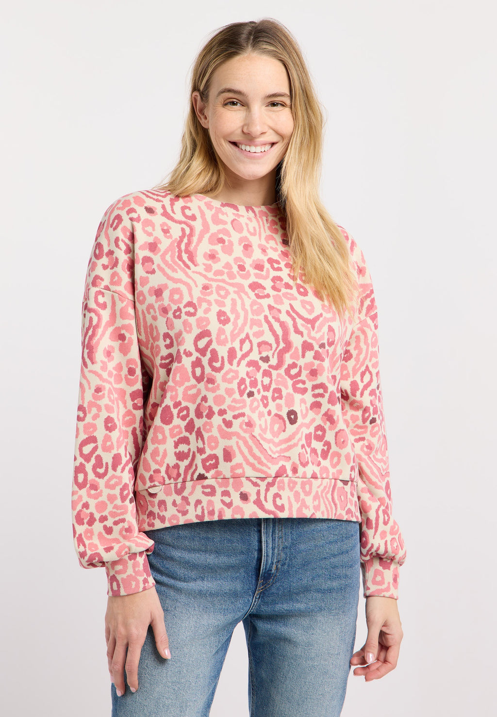 Sudadera Ragwear Wuss print Pink
