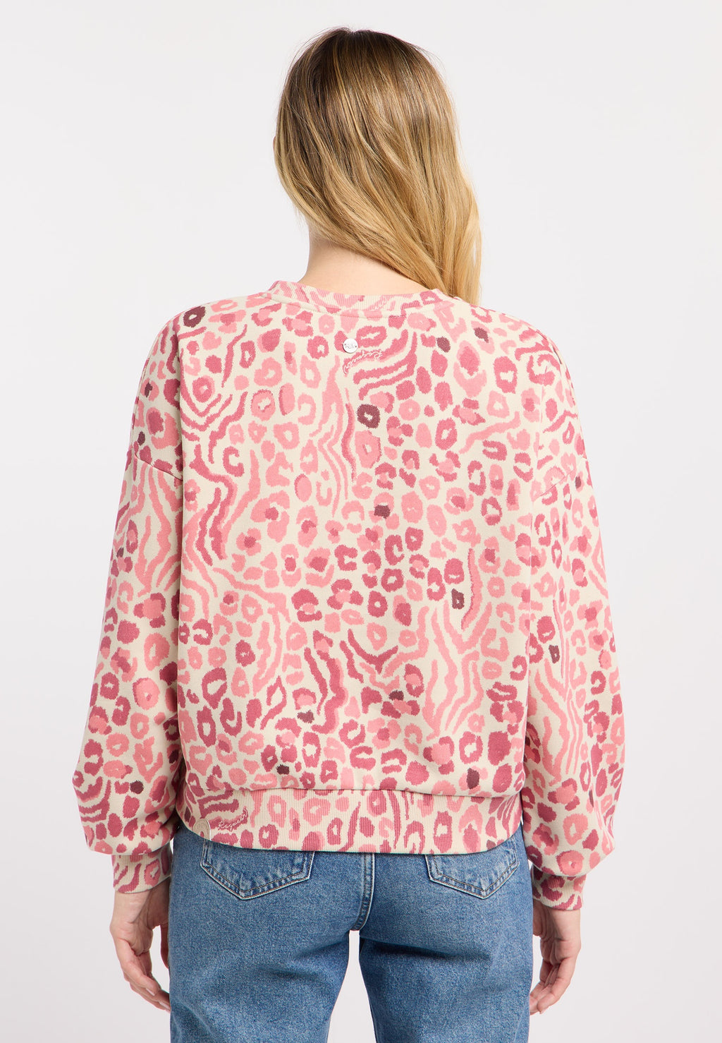 Sudadera Ragwear Wuss print Pink