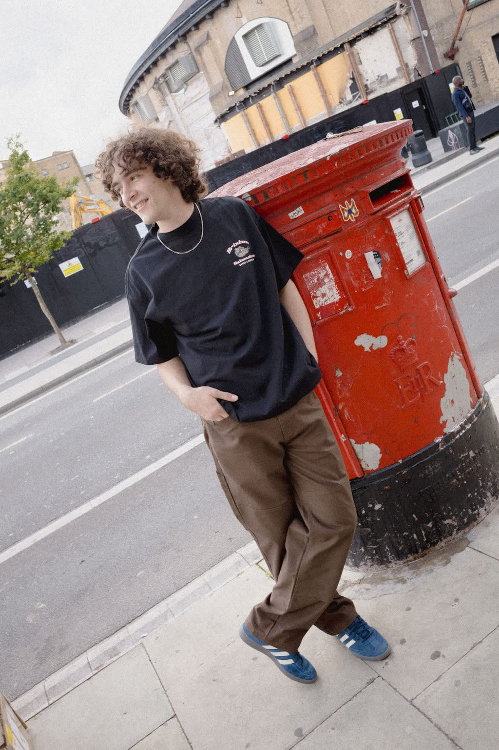 Pantalones Brixton Builders Carpenter Wallnut Brown