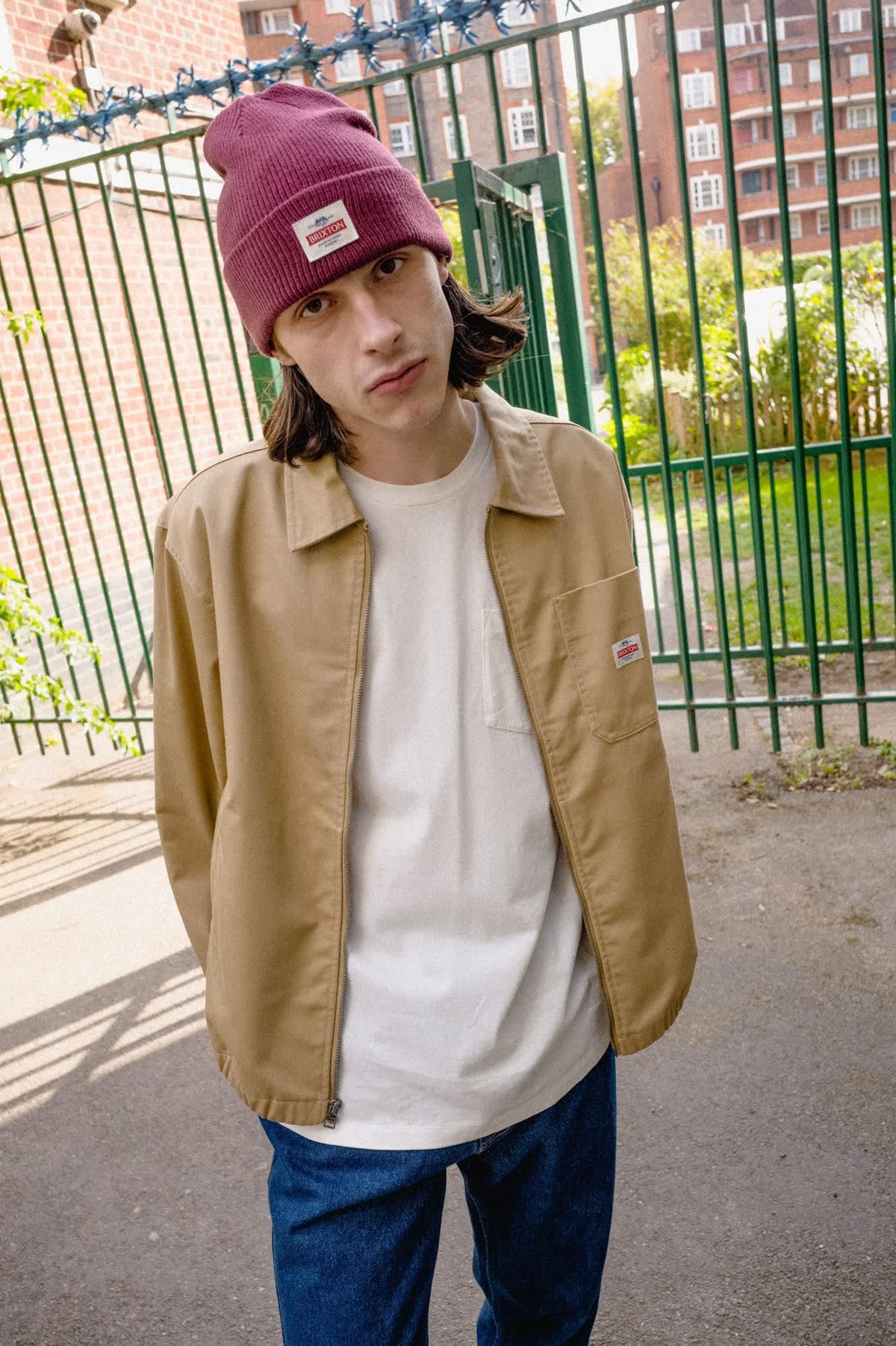 Gorro Brixton Trademark Dark Brick
