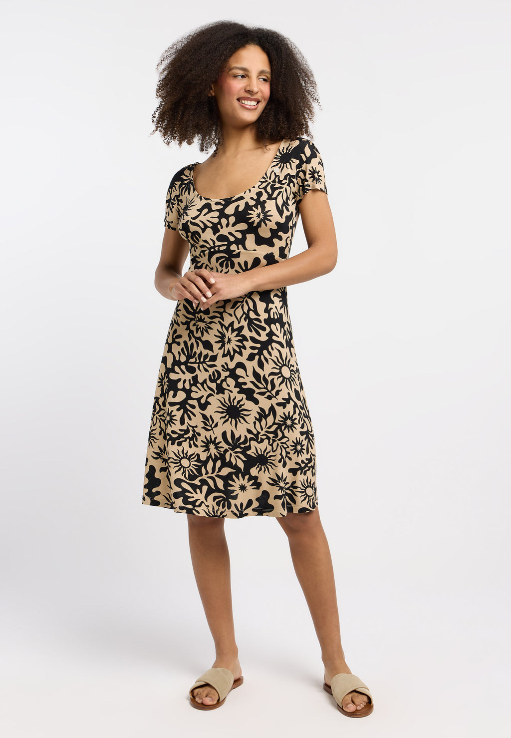 Vestido Ragwear Lunngo dress print Sand