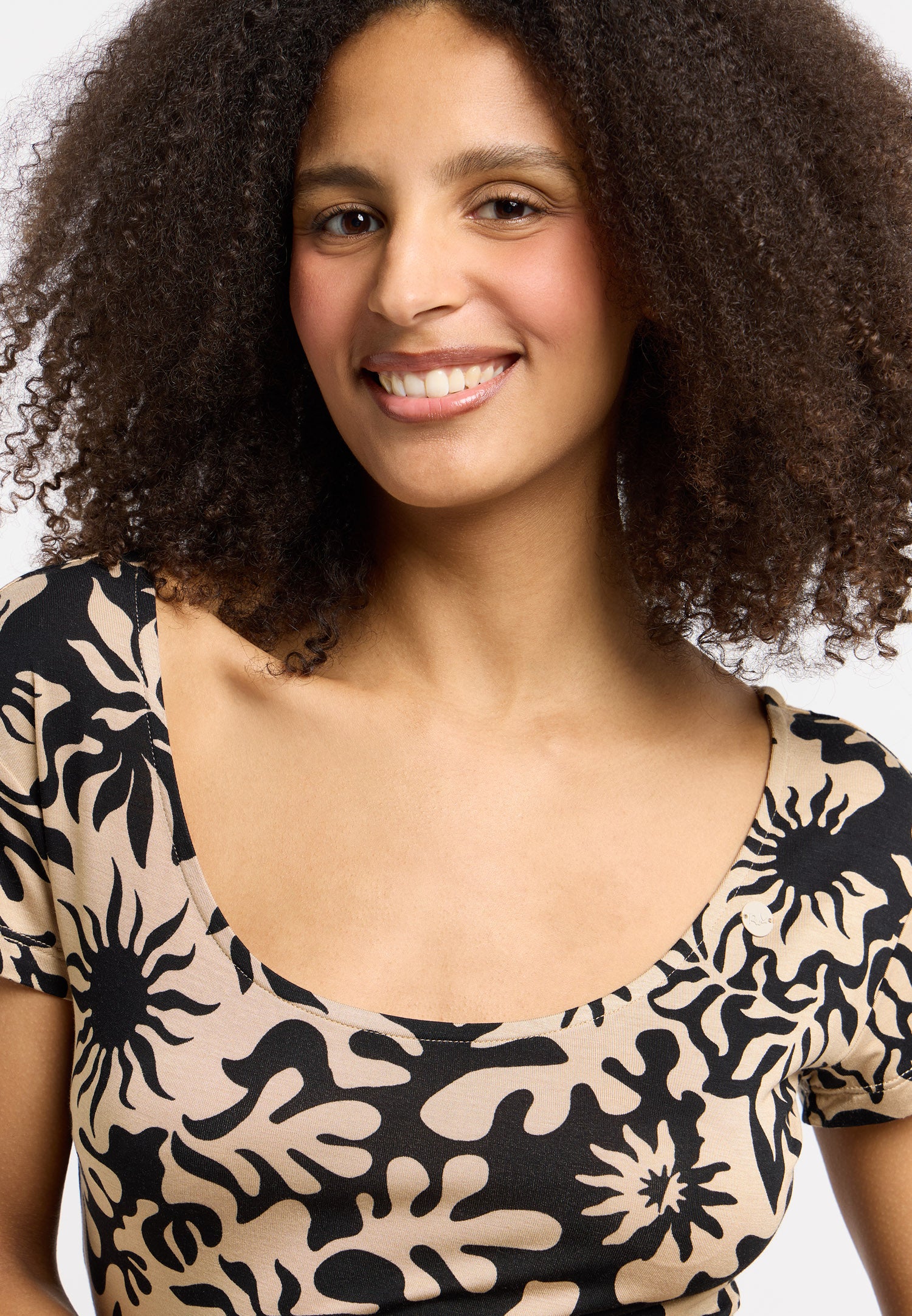 Vestido Ragwear Lunngo dress print Sand