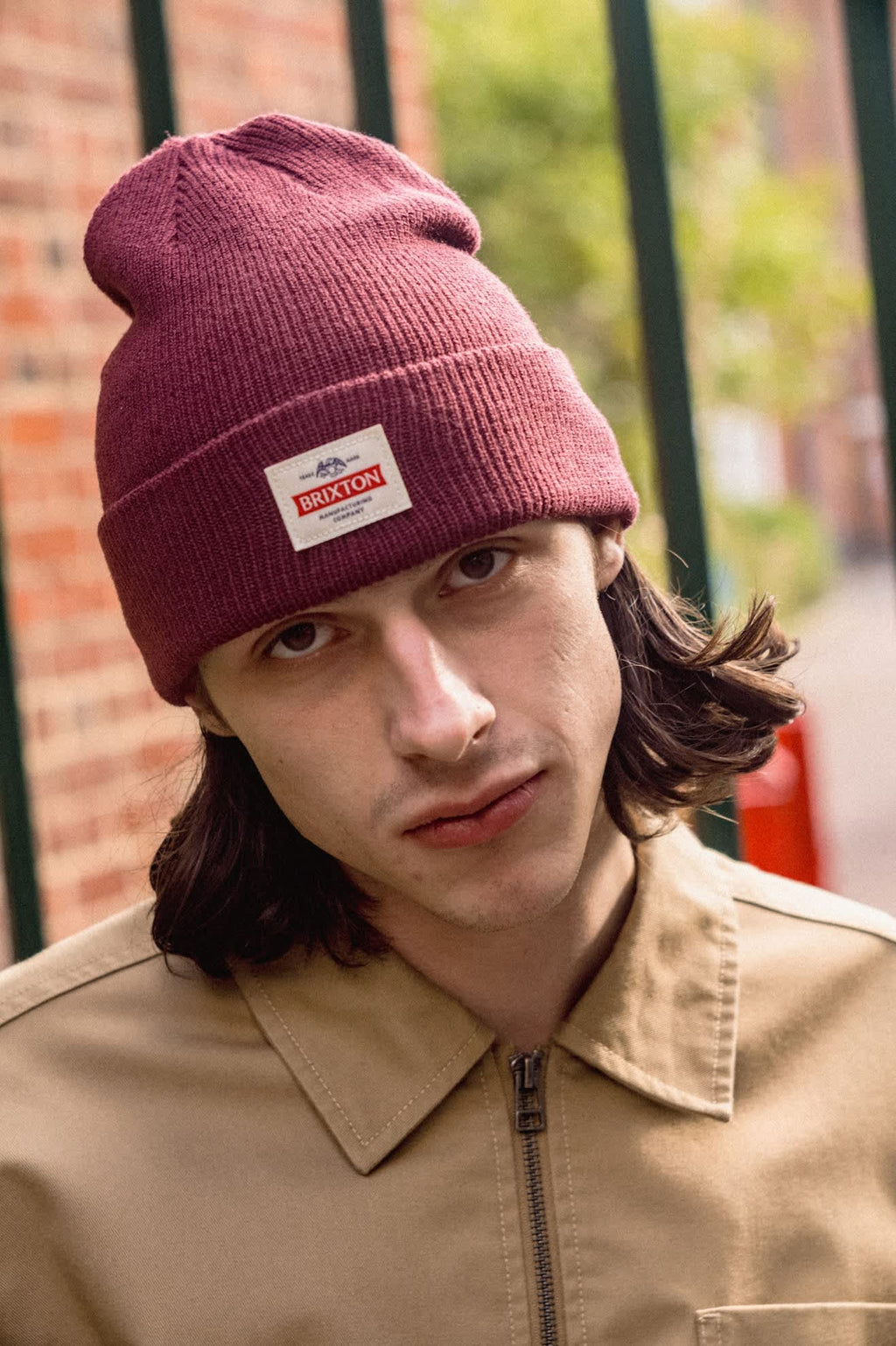 Gorro Brixton Trademark Dark Brick